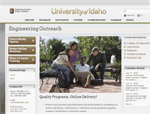 Tablet Screenshot of eo.uidaho.edu