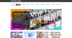 Desktop Screenshot of ibest.uidaho.edu