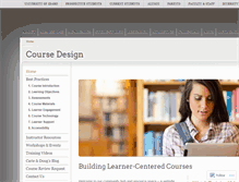Tablet Screenshot of coursedesign.uidaho.edu