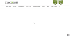 Desktop Screenshot of inbre.uidaho.edu